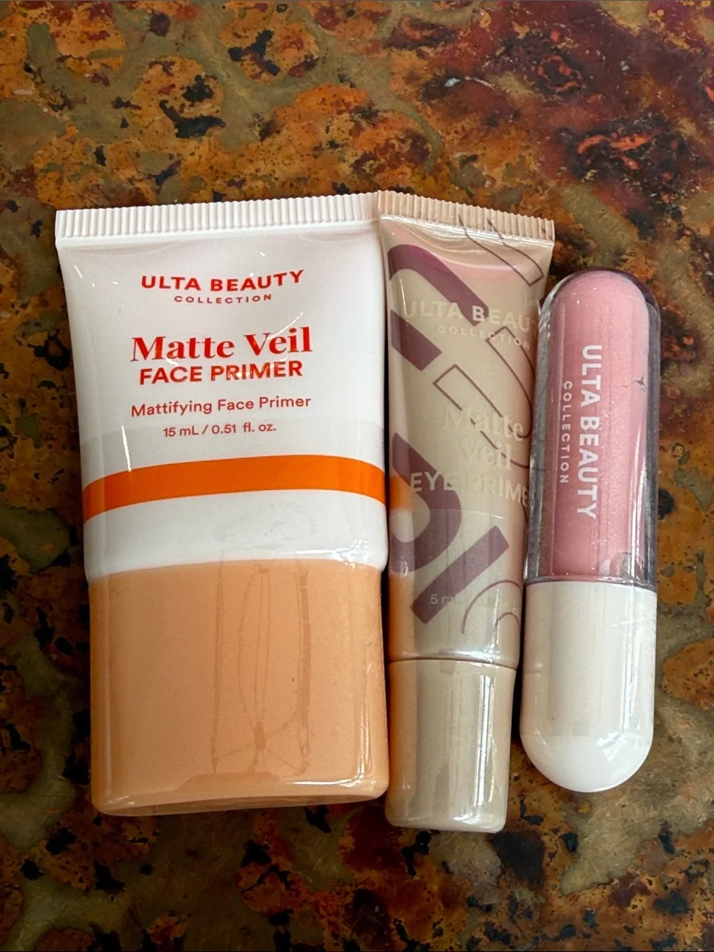 Sealed Ulta Beauty Hot Pink Zip Cosmetic Makeup Pouch w/8 Piece Makeup Bundle